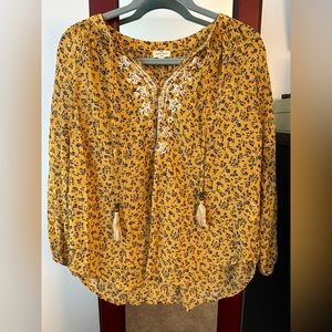 Mason & Belle Boho Blouse - Size M